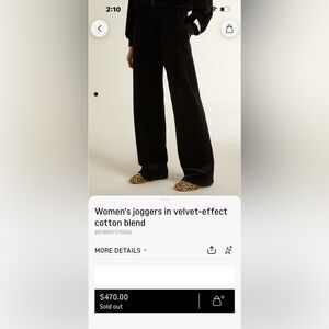 Golden Goose Velvet jogger